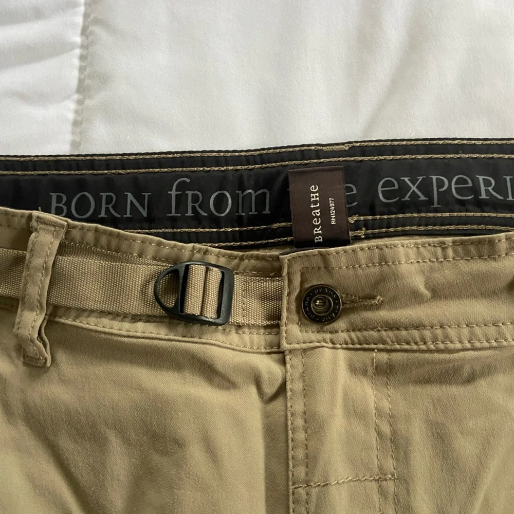 Prana Men’s Khaki Hiking Shorts